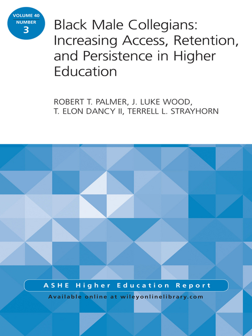 Title details for Black Male Collegians by Robert T. Palmer - Available